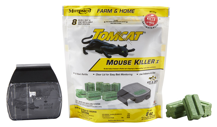 Tomcat Mouse Killer I Refillable - Motomco