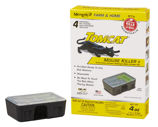 Tomcat Mouse Killer II 2pk & 4pk - Motomco
