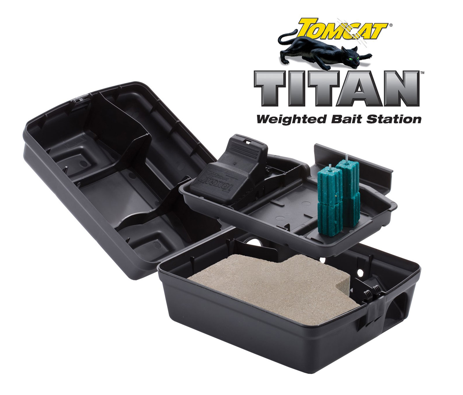 Motomco introduces new Tomcat® Titan™ Weighted Rodent Bait Station
