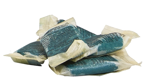 Sachets of soft rodent bait